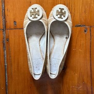Tory Burch Rataan flats